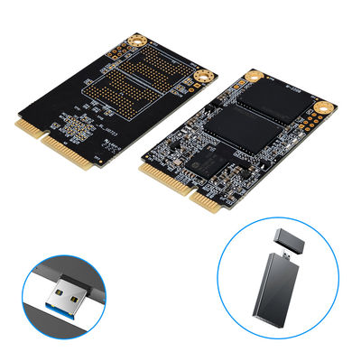 MSATA Commerciële SSD Externe vaste harde schijf 128 GB tot 2 TB Schokbestendigheid
