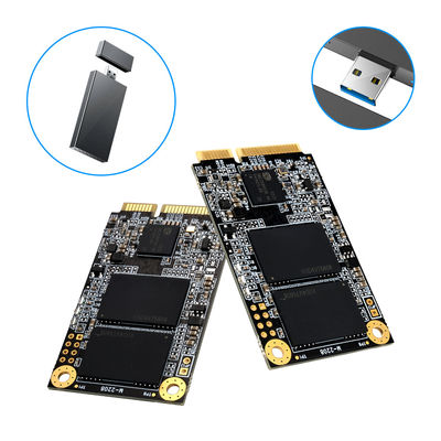 MSATA Commerciële SSD Externe vaste harde schijf 128 GB tot 2 TB Schokbestendigheid