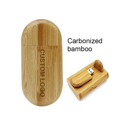 Snelle overdracht Bamboo USB Flash Memory Disk voor gegevensopslag en -overdracht