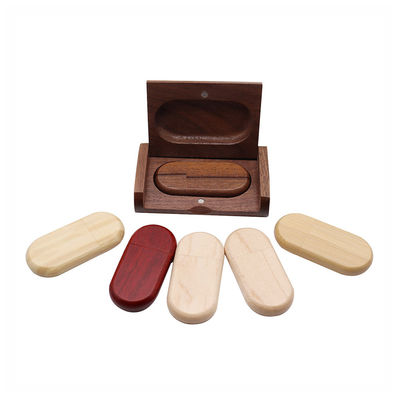 Snelle overdracht Bamboo USB Flash Memory Disk voor gegevensopslag en -overdracht